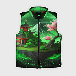 Женский жилет Green nature Japan, цвет: 3D-красный