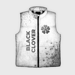 Женский жилет Black Clover - white gradient вертикально, цвет: 3D-черный