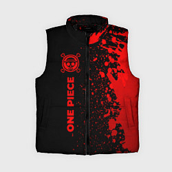 Женский жилет One Piece - red gradient по-вертикали