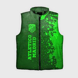 Женский жилет Atletico Madrid - green gradient по-вертикали