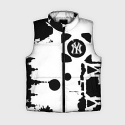 Женский жилет New York yankees - baseball team pattern, цвет: 3D-светло-серый