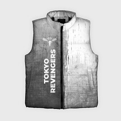 Женский жилет Tokyo Revengers - grey gradient по-вертикали