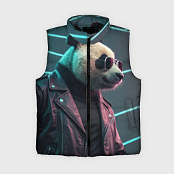 Женский жилет Cyberpunk panda