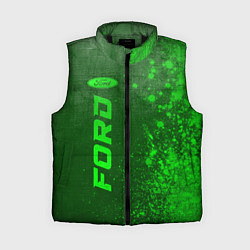 Женский жилет Ford - green gradient по-вертикали