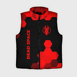 Женский жилет Dead Space - red gradient вертикально