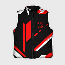 Женский жилет Nirvana текстура полосы, цвет: 3D-черный