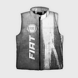 Женский жилет Fiat - grey gradient по-вертикали, цвет: 3D-черный