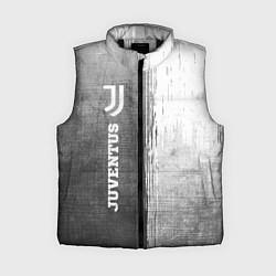 Женский жилет Juventus - grey gradient по-вертикали, цвет: 3D-черный
