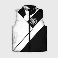 Женский жилет Манчестер Юнайтед геометрия, цвет: 3D-светло-серый