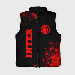 Женский жилет Inter - red gradient вертикально, цвет: 3D-черный
