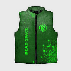 Женский жилет Dead Space - green gradient вертикально