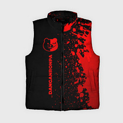 Женский жилет Danganronpa - red gradient по-вертикали, цвет: 3D-черный