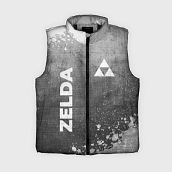 Женский жилет Zelda - grey gradient вертикально, цвет: 3D-черный