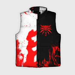 Женский жилет Ведьмак огненный, цвет: 3D-светло-серый
