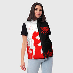 Женский жилет Ведьмак огненный, цвет: 3D-светло-серый — фото 2