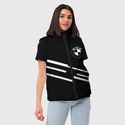 Женский жилет BMW geometry line, цвет: 3D-черный — фото 2