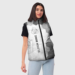 Женский жилет Elden Ring - white gradient по-вертикали, цвет: 3D-черный — фото 2