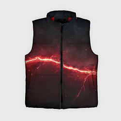 Женский жилет Красная линия - молния