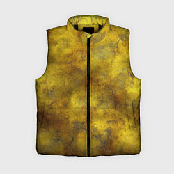 Женский жилет Золотая ржавая текстура