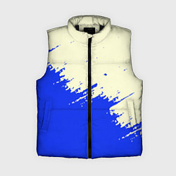Женский жилет Color blue white, цвет: 3D-черный