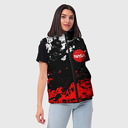 Женский жилет Nasa краски, цвет: 3D-черный — фото 2