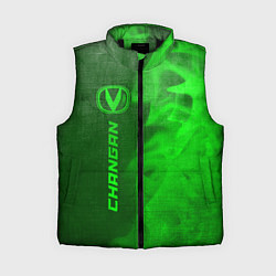 Женский жилет Changan - green gradient по-вертикали