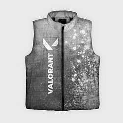 Женский жилет Valorant - grey gradient по-вертикали, цвет: 3D-черный