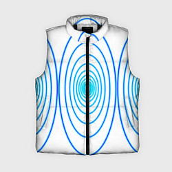 Женский жилет Овалы с свечением, цвет: 3D-черный