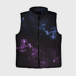 Женский жилет Color black blue pink, цвет: 3D-черный