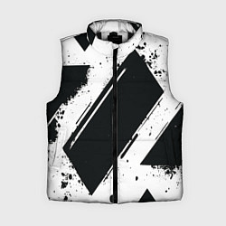 Женский жилет Color black white, цвет: 3D-черный