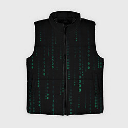 Женский жилет Color black turquoise, цвет: 3D-черный