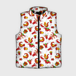 Женский жилет Русский народный орнамент в стиле росписей Северно