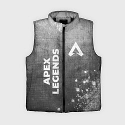 Женский жилет Apex Legends - grey gradient вертикально