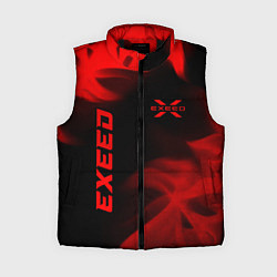 Женский жилет Exeed - red gradient вертикально