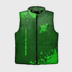 Женский жилет Darling in the FranXX - green gradient вертикально