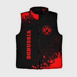 Женский жилет Borussia - red gradient вертикально