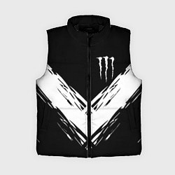 Женский жилет Monster energy белые полосы