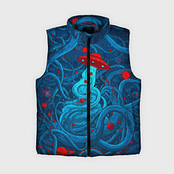 Женский жилет Контакт с хаосом, цвет: 3D-черный