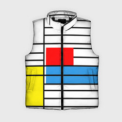 Женский жилет В стиле мондриана