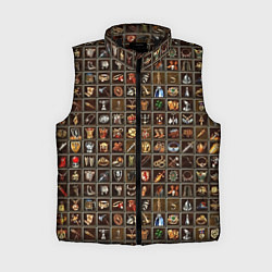 Женский жилет Артефакты меча и магии, цвет: 3D-черный
