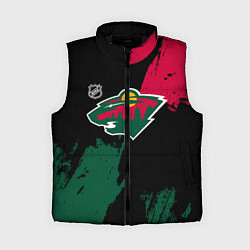 Женский жилет Миннесота Уайлд - брызги краски