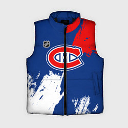Женский жилет Монреаль Канадиенс - брызги краски