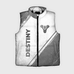 Женский жилет Destiny - white gradient вертикально, цвет: 3D-черный