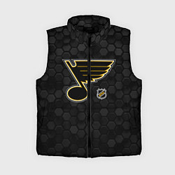 Женский жилет Сент Луис Блюз - черные соты