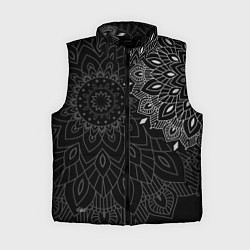 Женский жилет Солнечный узор, цвет: 3D-черный
