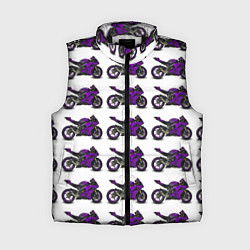 Женский жилет Motorcycle purple