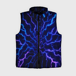 Женский жилет Разряд молнии текстура