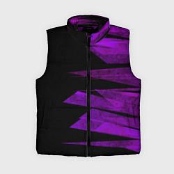 Женский жилет Color purple black stripes