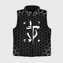 Женский жилет Doom соты текстура, цвет: 3D-черный