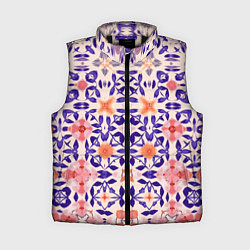 Женский жилет Цветочная метаморфоза фиолетово-розовая
